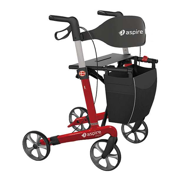 SEAT WALKER ASPIRE VOGUE TALL CANDY RED
