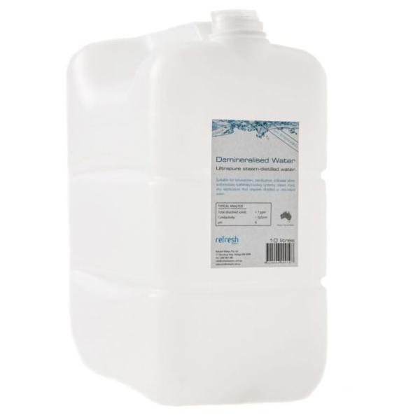 WATER DISTILLED 10L BTL W/ CASK OUTLET; REFRESH  