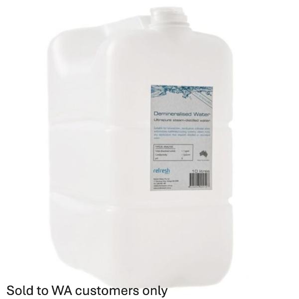 WATER DISTILLED 10L BTL W/ CASK OUTLET; REFRESH  