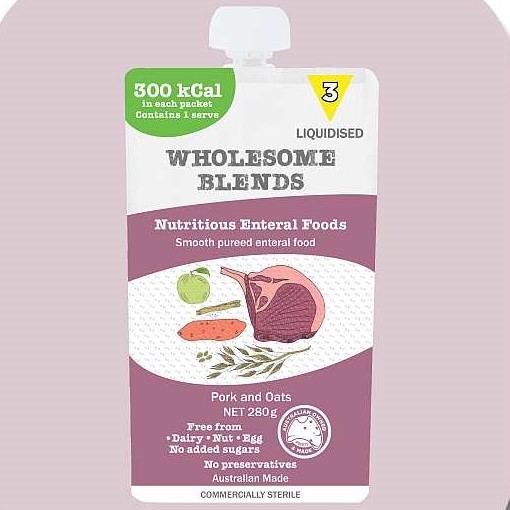 WHOLESOME BLENDS PORK AND OATS 280G