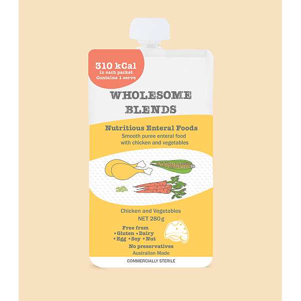 WHOLESOME BLENDS CHICKEN AND VEGETABLES 280G