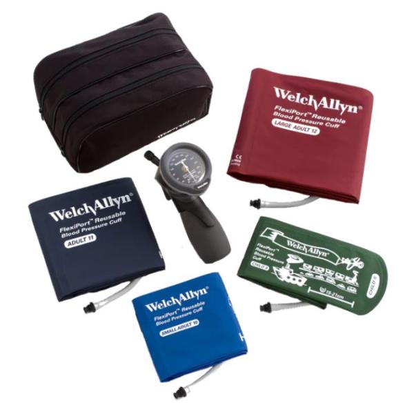 SPHYG ANEROID DURASHOCK DS66 MULTI CUFF W/CASE   