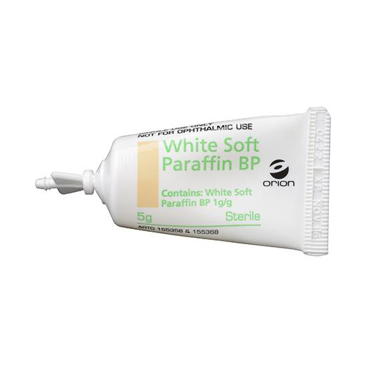 PARAFFIN WHITE SOFT 5G 40/BX STERILE