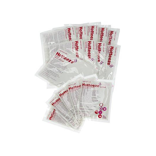 HOTTEEZE HEAT PADS (10) LONG-LASTING RECYCABLE
